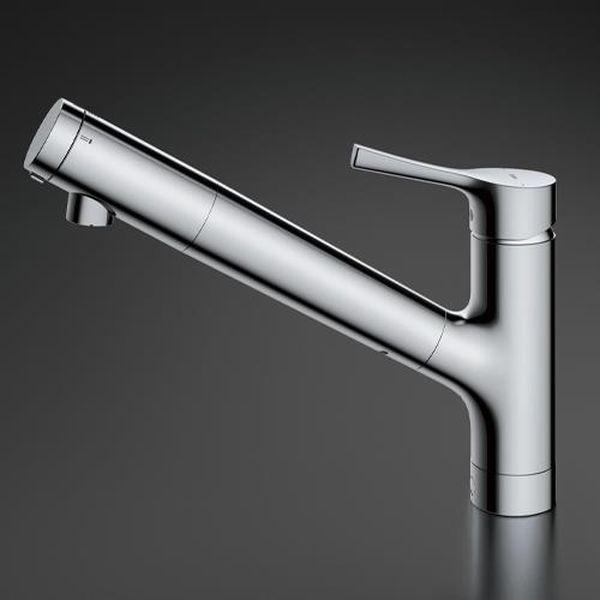 エスコ ESCO G 1/2インチ シングル混合水栓(浄水器内蔵) EA468CY-16 WO店