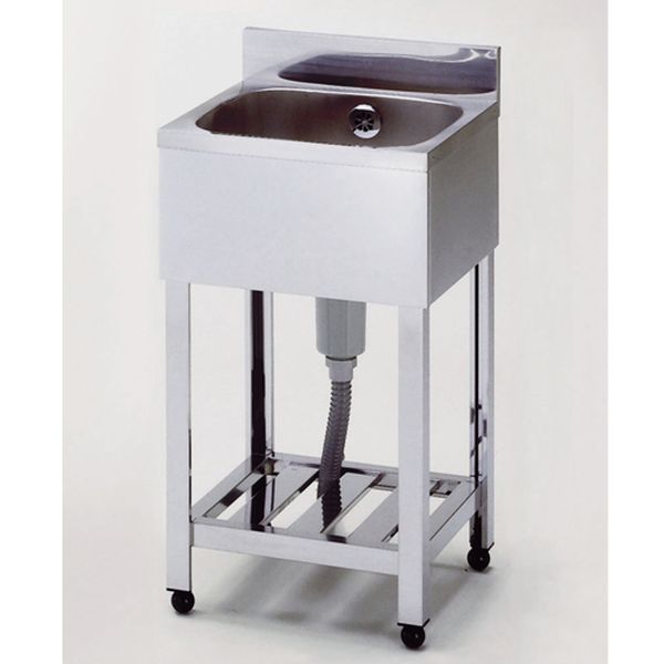 エスコ ESCO 600x450x890mm 一槽シンク(SUS430) 000012331091 WO店