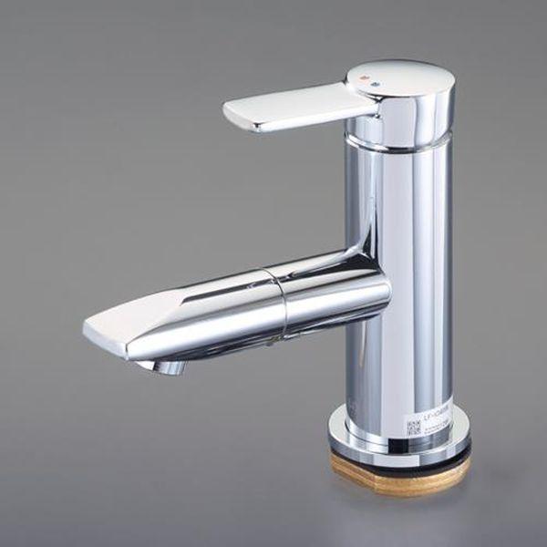 エスコ ESCO Rp 1／2” シングル混合水栓（吐水口回転式） EA468HA-53 WO店