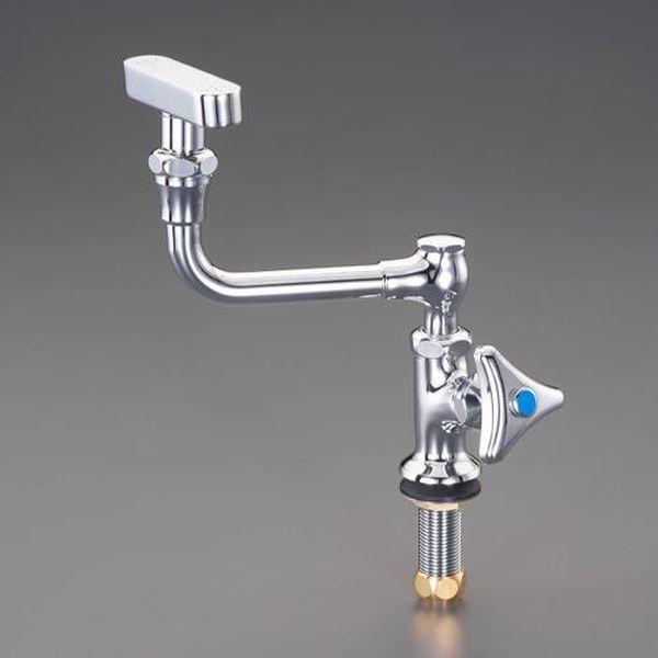 エスコ ESCO PJ 1／2” 立形洗眼用水栓 EA468HA-69 WO店