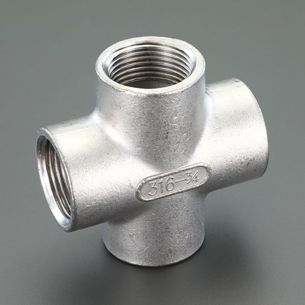エスコ ESCO Rc 2  クロス継手(ステンレス製) EA469AR-320A WO店
