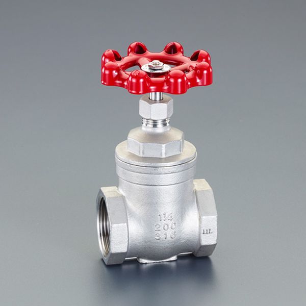 エスコ ESCO Rc1・1/4 ゲートバルブ(ステンレス製) EA470BL-12 WO店の通販は