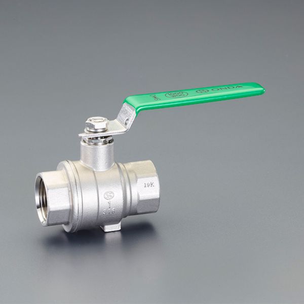 エスコ ESCO Rc1・1/2 ボールバルブ(ステンレス製) EA470BS-14 WO店