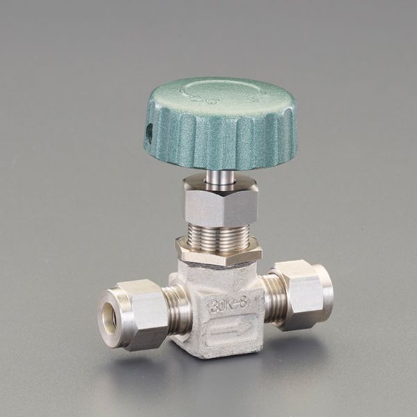 エスコ ESCO 12mm ニードルバルブ(ステンレス製) EA470CM-212 WO店