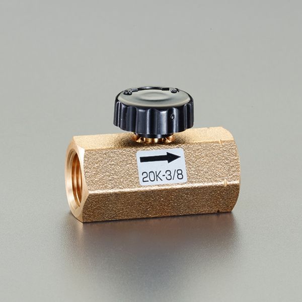 エスコ ESCO G 1/2xRc1/2 ニードルバルブ(圧力計/青銅) EA470CR-3 WO店の通販は 5,939円