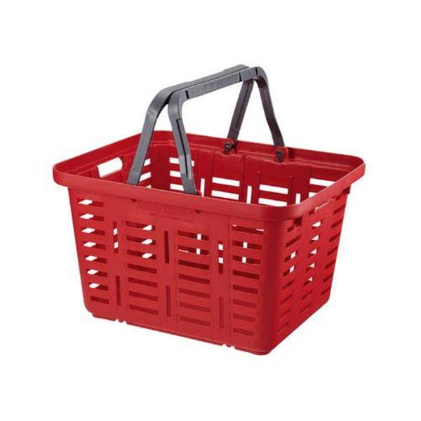 エスコ ESCO 370x320x245mm/15L バスケット (赤/4個) EA505AS-7A WO店