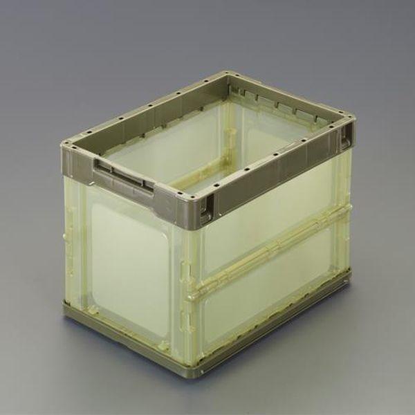 エスコ ESCO 366x264x272mm／20.0L コンテナ（透明OD／薄型／5コ） EA506AA-29E WO店の通販は 11,753円