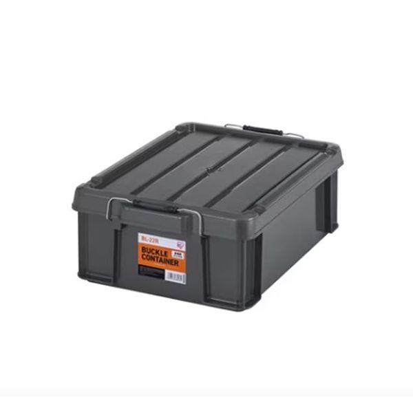 エスコ ESCO 525x380x182mm ケース(バックル付/チャコールグレー/5個) EA506AB-41BB WO店 8,505円