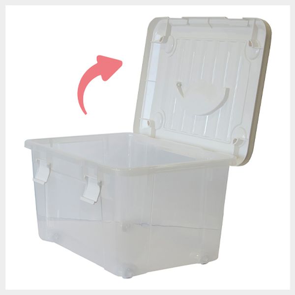 エスコ ESCO 420x310x250mm/20L 収納ケース (8個) EA506MF-2BA WO店_1