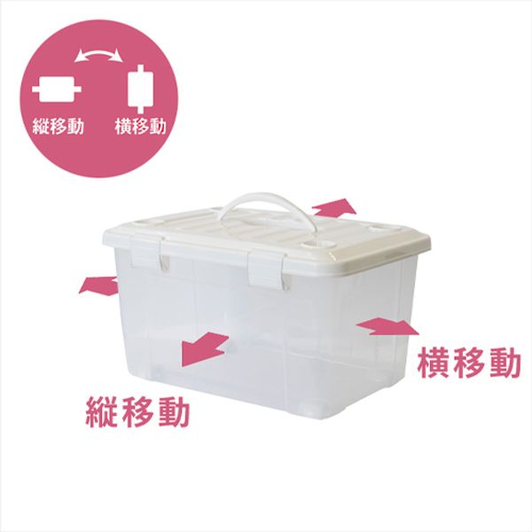 エスコ ESCO 420x310x250mm/20L 収納ケース (8個) EA506MF-2BA WO店_2