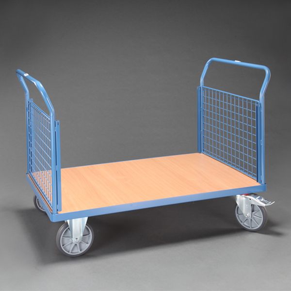 エスコ ESCO  850x500mm/500kg 運搬車（木製荷台） EA520BE-30A [I170208] エスコ 850x500mm&frasl;500kg 運搬車(木製荷台) EA520BE-30A 入数：1台