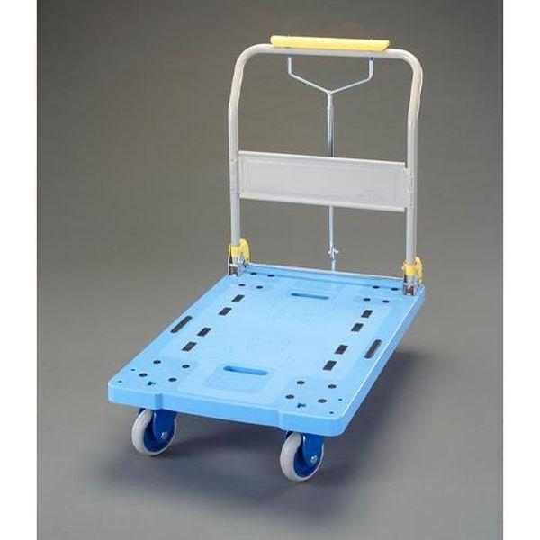 エスコ ESCO 900x600mm/300kg 運搬車(静音/ハンドブレーキ付) EA520BY-22B WO店