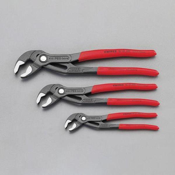 エスコ ESCO 3本組 ウォーターポンププライヤー EA531EG-101 WO店