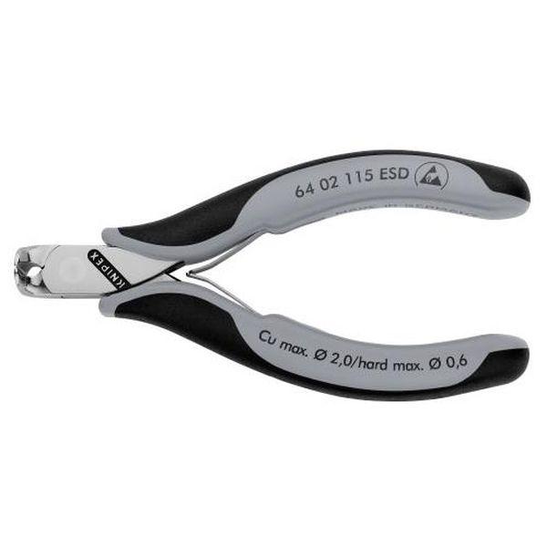 エスコ ESCO 115mm 精密用エンドニッパー (ESDグリップ/バネ付) EA536KE-30 WO店