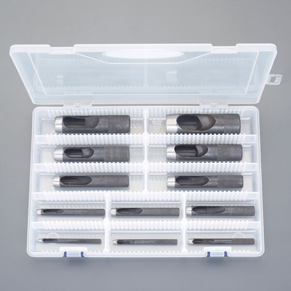 エスコ ESCO 3-25mm/12個組 革ポンチセット 000012332771 WO店