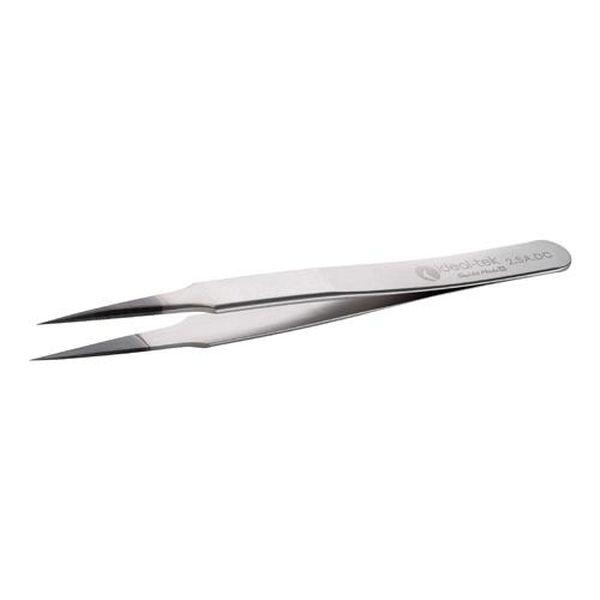 エスコ ESCO 0.1x120mm/2 超精密ピンセット (ESD/ステンレス製) EA595HD-23 WO店