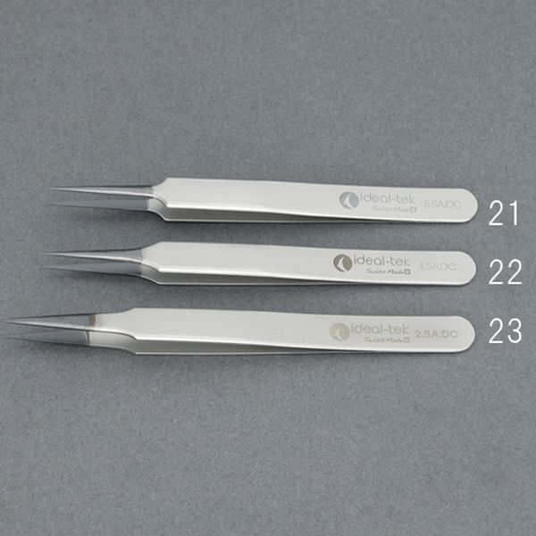 エスコ ESCO 0.1x120mm/2 超精密ピンセット (ESD/ステンレス製) EA595HD-23 WO店_5