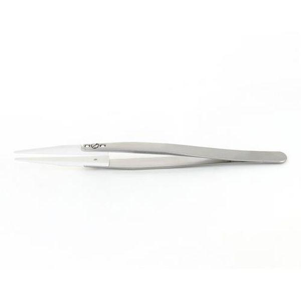 エスコ ESCO 140mm 交換式ピンセット (セラミック/ステンレス製) EA595HF-2 WO店