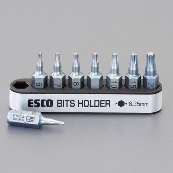 エスコ ESCO 8本組 [TORX] ドライバービット EA611PC-100 WO店