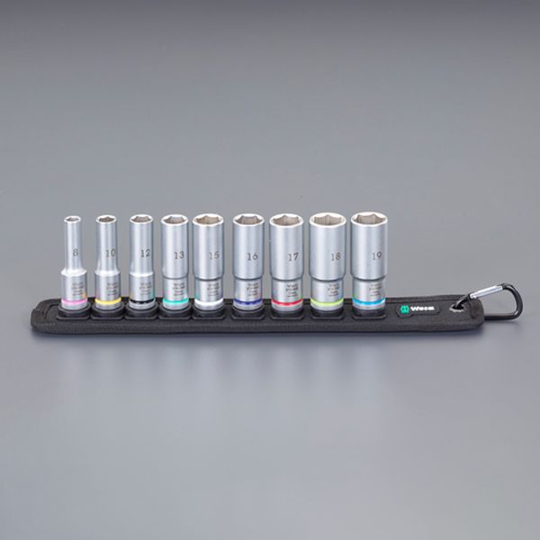 エスコ ESCO 3/8インチDR ディープソケットセット 000012333437 WO店