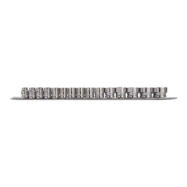 エスコ ESCO 1/2DR/10-32mm[15個組] ショートソケットセット EA617DS WO店