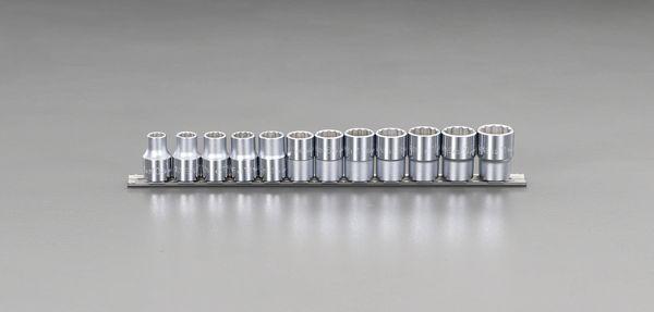 エスコ ESCO 1/2DR ソケットセット(インチ/12個組) EA618KK-3 WO店