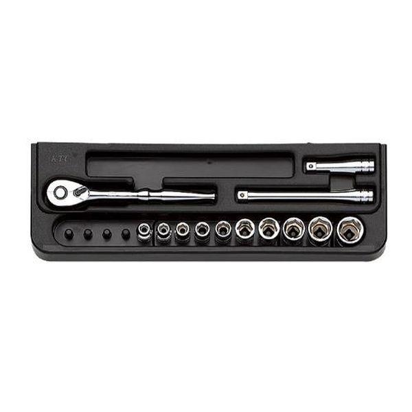 エスコ ESCO 1/4インチDR ソケットレンチセット EA618NC-5 WO店