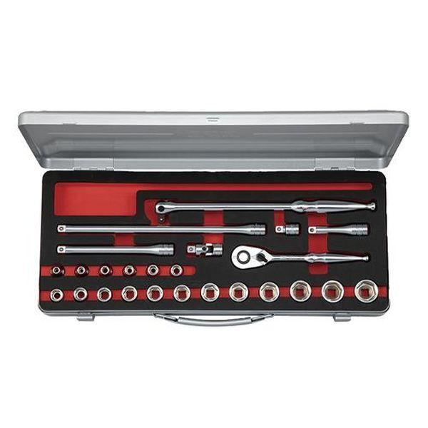 エスコ ESCO 3/8インチDR ソケットレンチセット EA618P-4A WO店