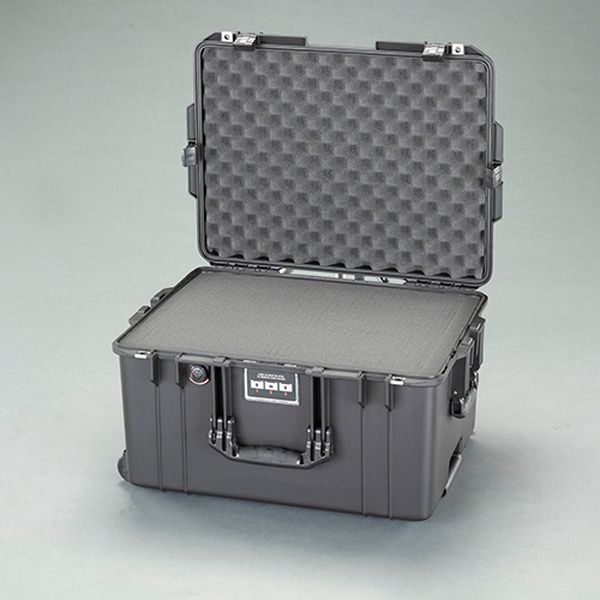 エスコ ESCO 535x402x295mm/内寸 防水ケース(軽量/黒) EA657AR-607 WO店
