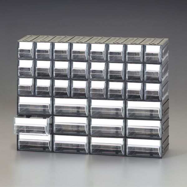 エスコ ESCO 450x133x338mm/8列 6段 連結収納(引き出し) 000012334330 WO店の通販は