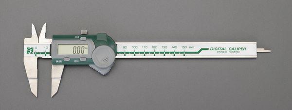 エスコ ESCO 150mm デジタルノギス(ブレード型) EA725CT-150A WO店の通販は 27,022円