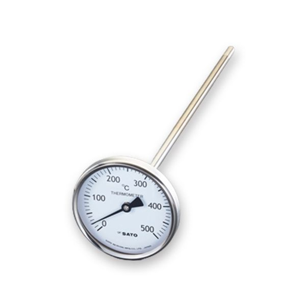 エスコ ESCO 0-500℃/300mm バイメタル式温度計 000012327901 WO店