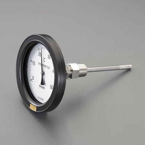 エスコ ESCO 0- 50℃/ 50mm バイメタル式温度計(屋外用) EA727AE-1 WO店