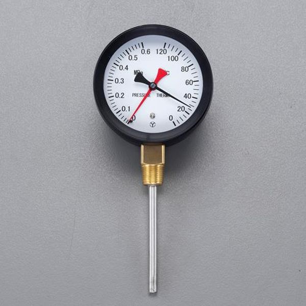 エスコ ESCO 0- 120℃/0-1.0MPa/φ 75mm 水高計(立型) EA729PA-13 WO店