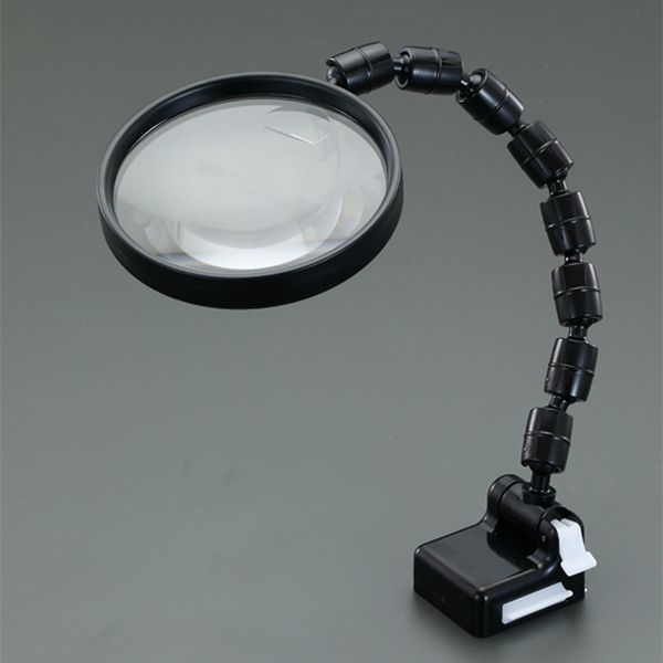 エスコ ESCO x2.0/x4.0 φ100mm ルーペ(マグネット EA756FL-1 WO店