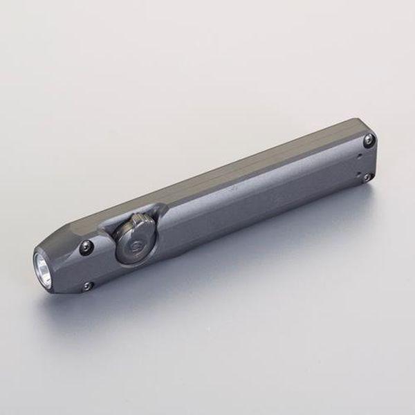 エスコ ESCO ［充電式］ フラッシュライト／LED（ペン型・黒） EA758SG-61 WO店