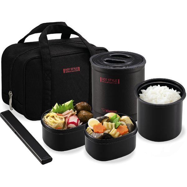 エスコ ESCO 360+300+300ml 保温弁当箱 000012336718 WO店