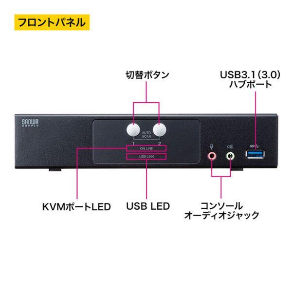エスコ ESCO パソコン自動切替器 (DisplayPort対応/2：1) EA764AE-63 WO店 その他バイク用品