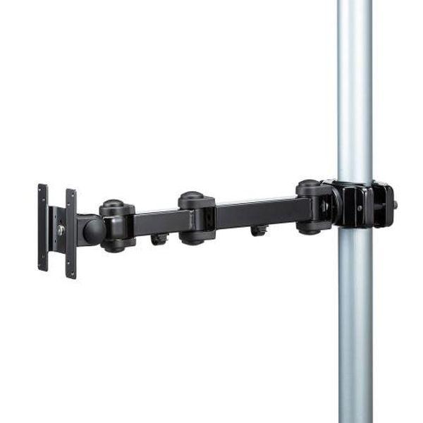 エスコ ESCO 490-510mm モニターアーム (支柱取付用/ロング/黒) EA764AG-29BA WO店