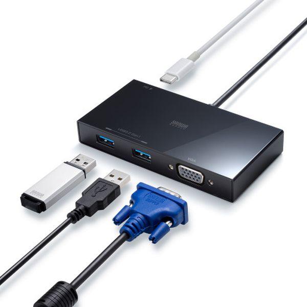 エスコ ESCO [USB TypeC] 縛こしき (VGA界面付) EA764BY-160 WO店
