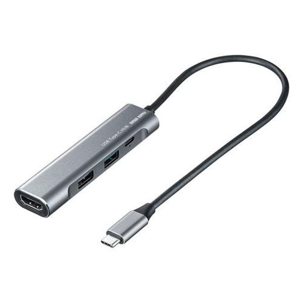 エスコ ESCO ［USB3.2Gen1］ 3ポートハブ（HDMIポート搭載／タイプC EA764BY-166 WO店