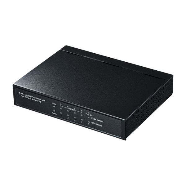 エスコ ESCO 5ポート スイッチングハブ(PoE対応) 000012328989 WO店 34,200円