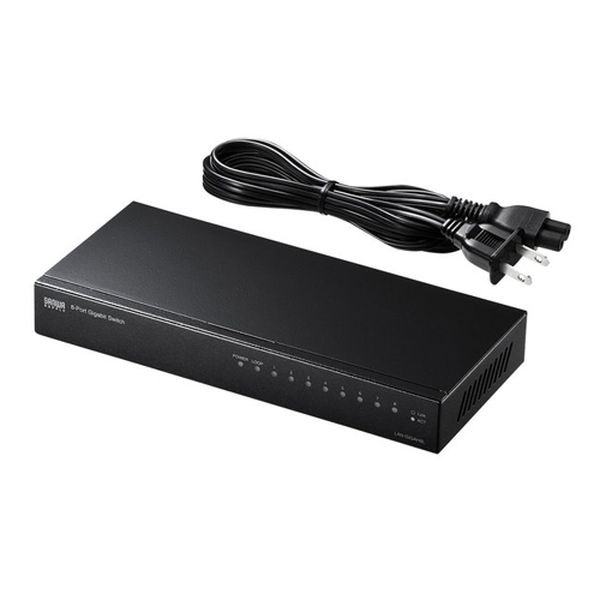エスコ ESCO スイッチングハブ(ギガビット対応/8ポート/メタル筐体) 000012329000 WO店