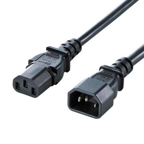 エスコ ESCO 250V/12Ax3m 電源コード (サーバー電源-PC接続) EA764CD-48 WO店