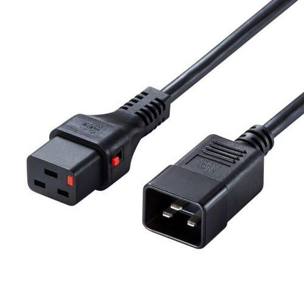 エスコ ESCO 250V/15Ax2m 電源コード (コンセントPC接続/抜止) EA764CD-53 WO店