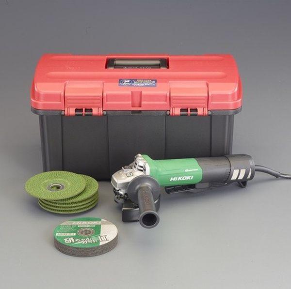 エスコ ESCO 125mm/1600W 電子ディスクグラインダーセット EA809DF-10A WO店