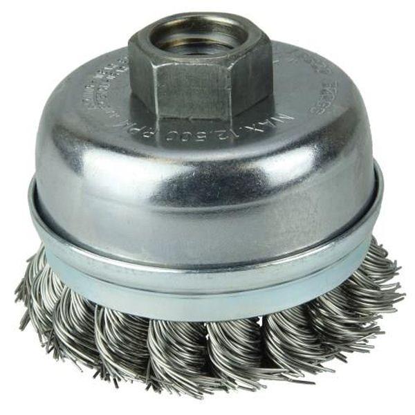 エスコ ESCO 70mm/M10 ワイヤーブラシ (カップ型/ステレンス製) EA809YL-24 WO店