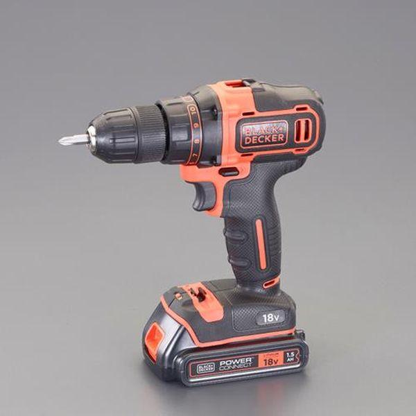 エスコ ESCO DC18V ドライバードリル（充電式） EA813WB-13 WO店