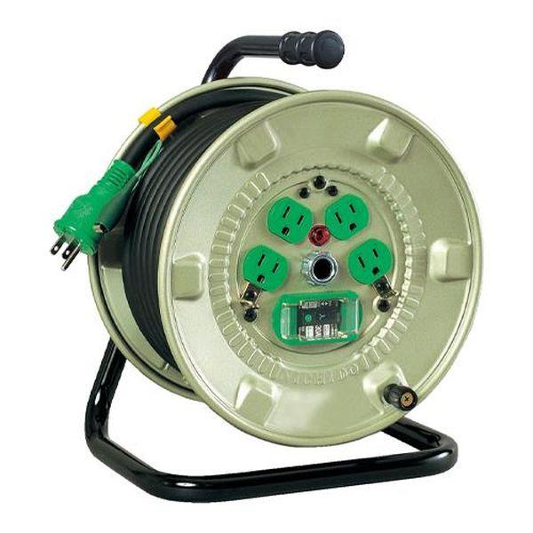エスコ ESCO AC125V/15A/20m コードリール (アース付) EA815BH-21A WO店