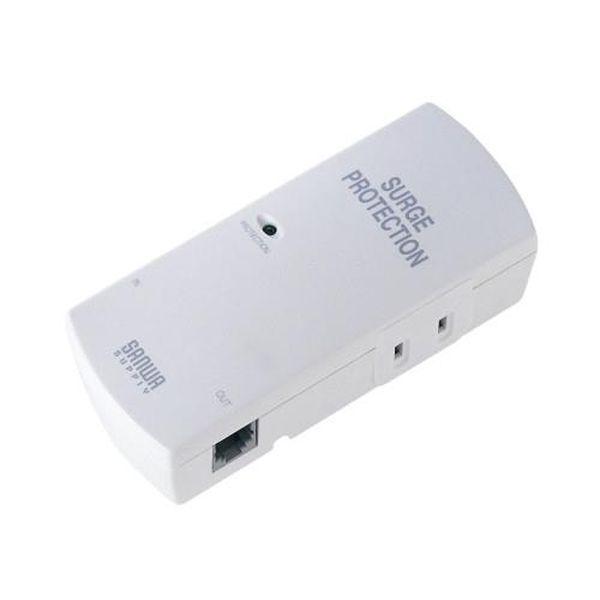 エスコ ESCO 125V/15A タップ (2口/電話回線雷ガード) EA815GA-393 WO店